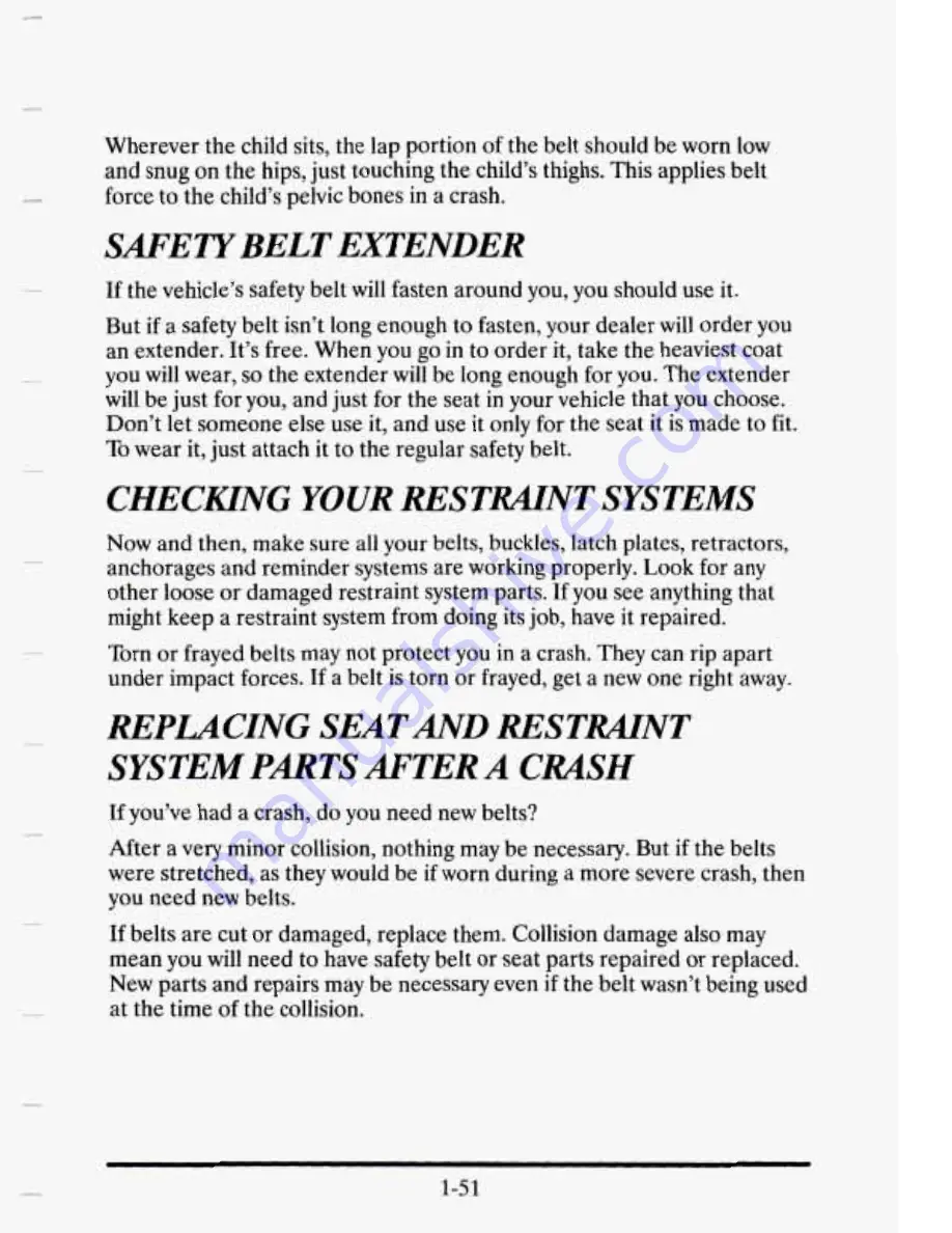 Cadillac 1995 Eldorado Owners Literature Download Page 70