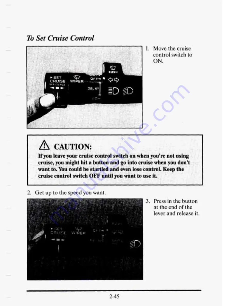 Cadillac 1995 Eldorado Owners Literature Download Page 116