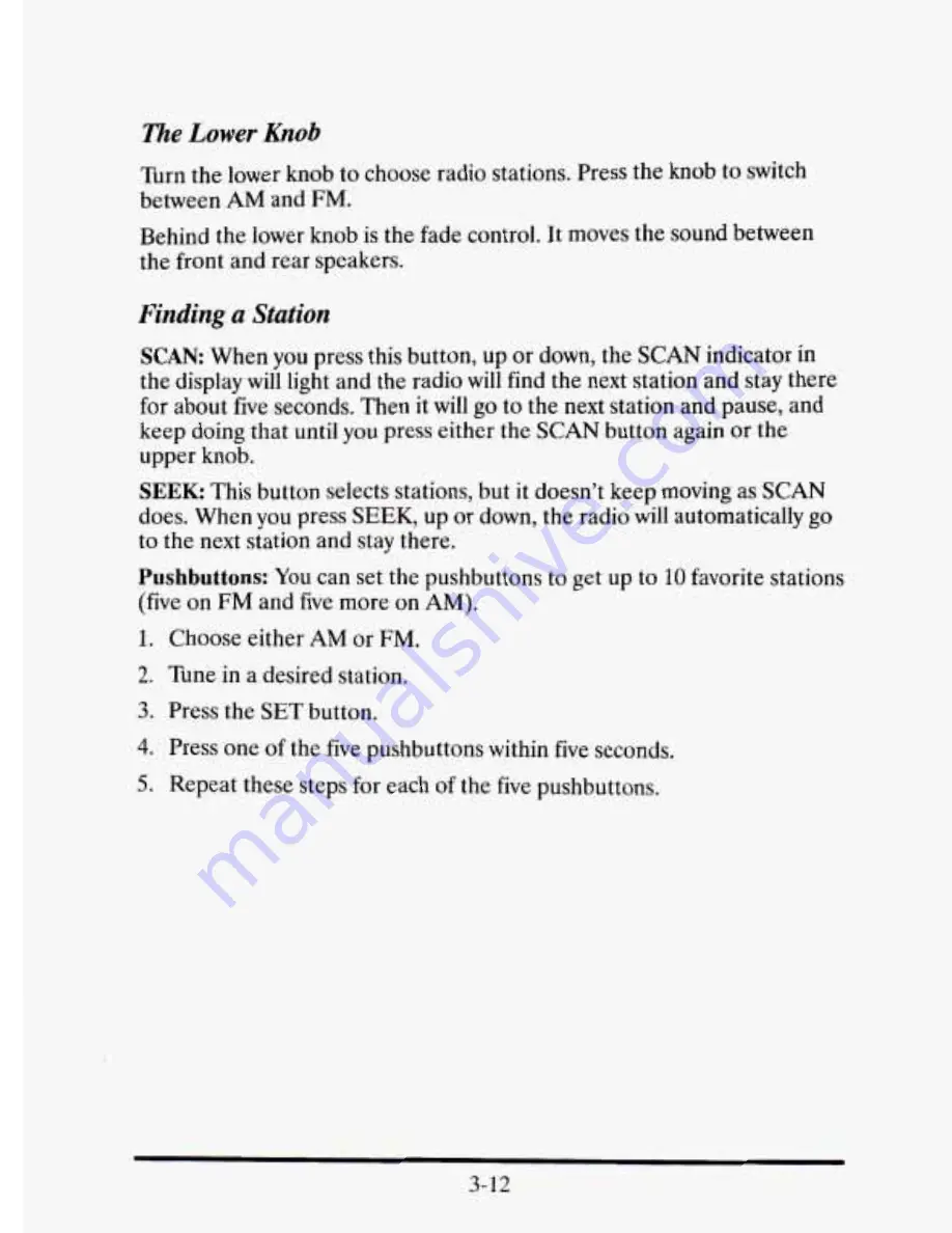 Cadillac 1995 Eldorado Owners Literature Download Page 177