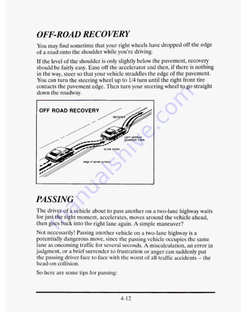 Cadillac 1995 Eldorado Owners Literature Download Page 199