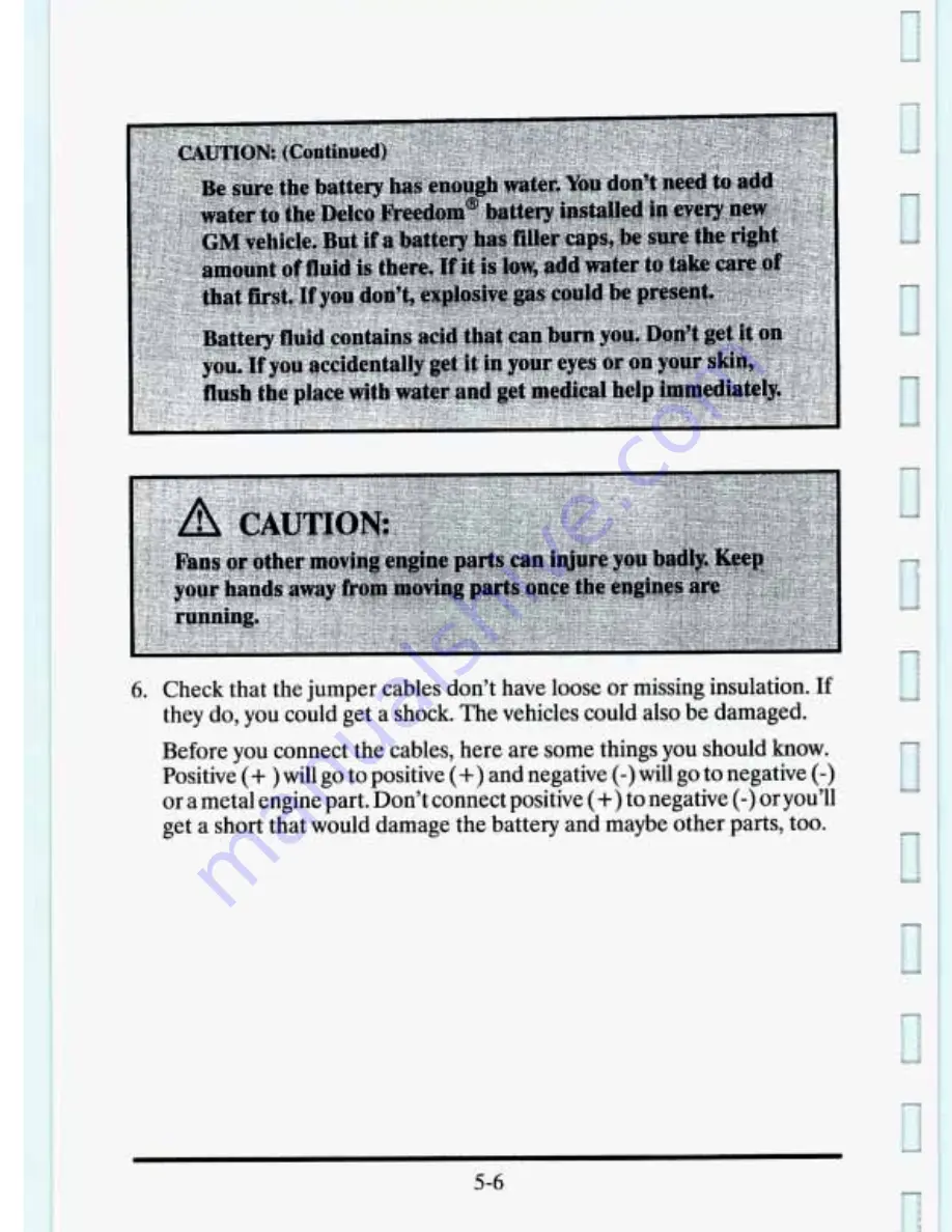 Cadillac 1995 Eldorado Owners Literature Download Page 233