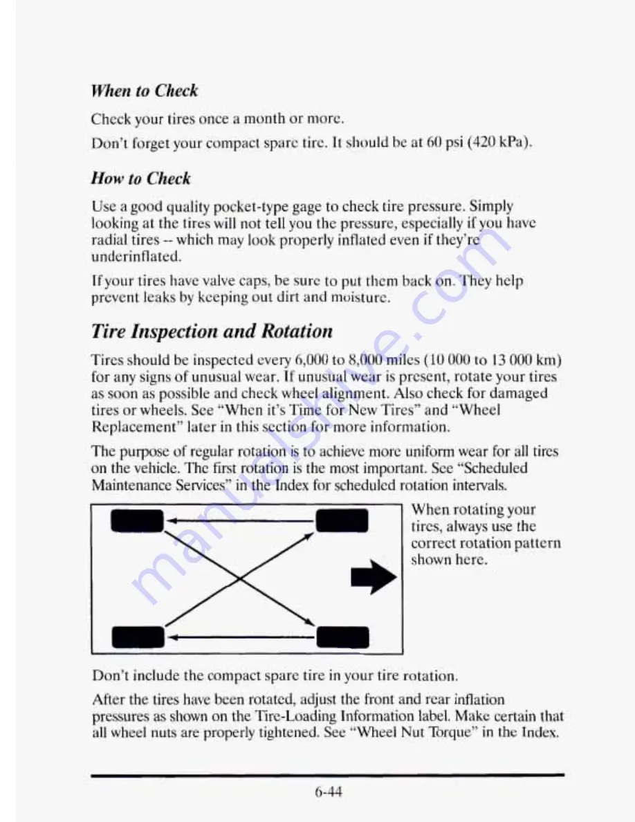 Cadillac 1995 Eldorado Owners Literature Download Page 303