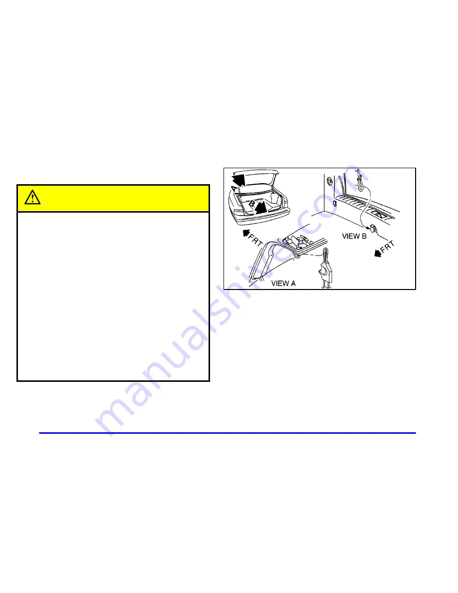 Cadillac 2000 Seville Owner'S Manual Download Page 72