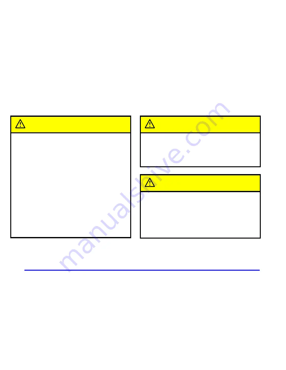 Cadillac 2000 Seville Owner'S Manual Download Page 284