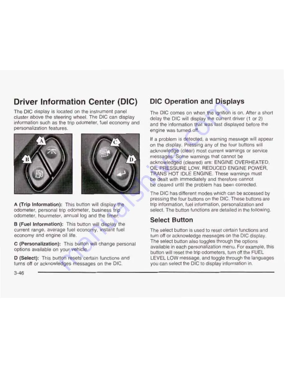 Cadillac 2003 Escalade EXT Manual Download Page 191