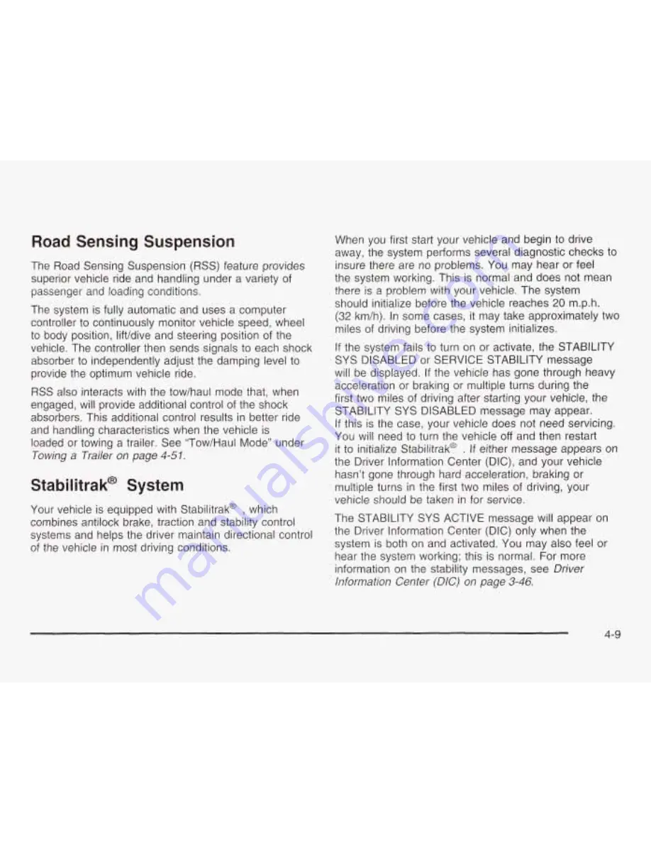 Cadillac 2003 Escalade EXT Manual Download Page 250