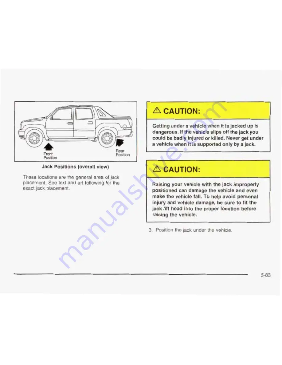 Cadillac 2003 Escalade EXT Manual Download Page 384