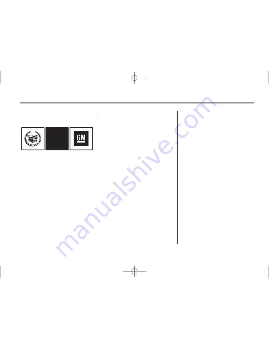 Cadillac 2011 CTS COUPE Navigation Manual Download Page 3