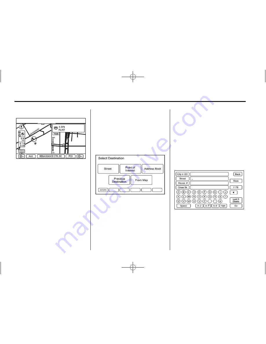 Cadillac 2011 CTS COUPE Navigation Manual Download Page 44