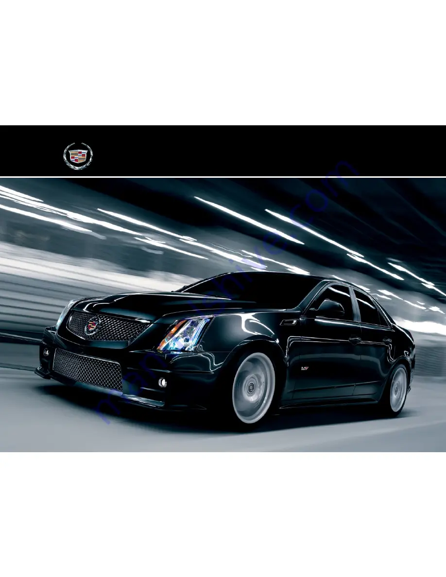 Cadillac 2011 CTS Sport Sedan Скачать руководство пользователя страница 1