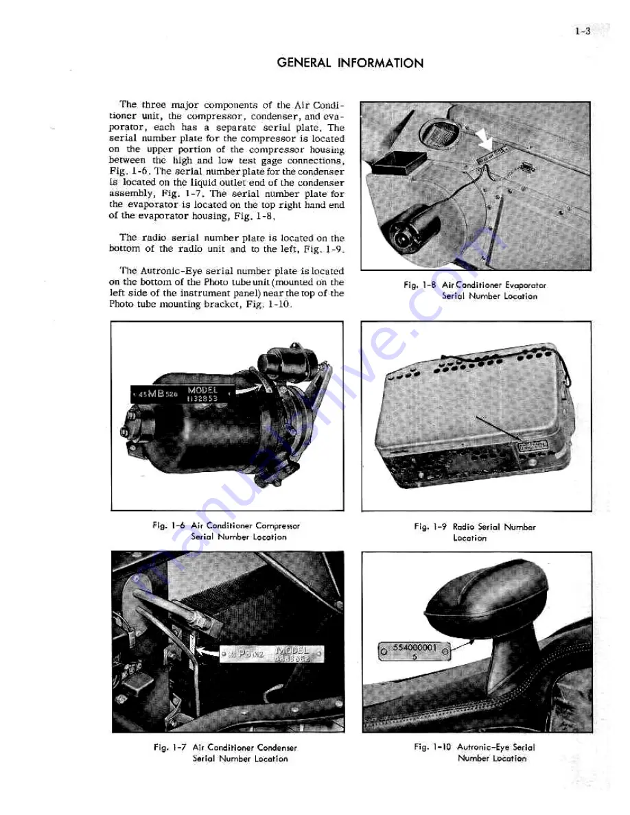 Cadillac 54-6219 1954 Shop Manual Download Page 7