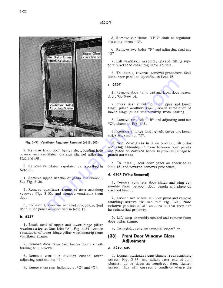 Cadillac 54-6219 1954 Shop Manual Download Page 40