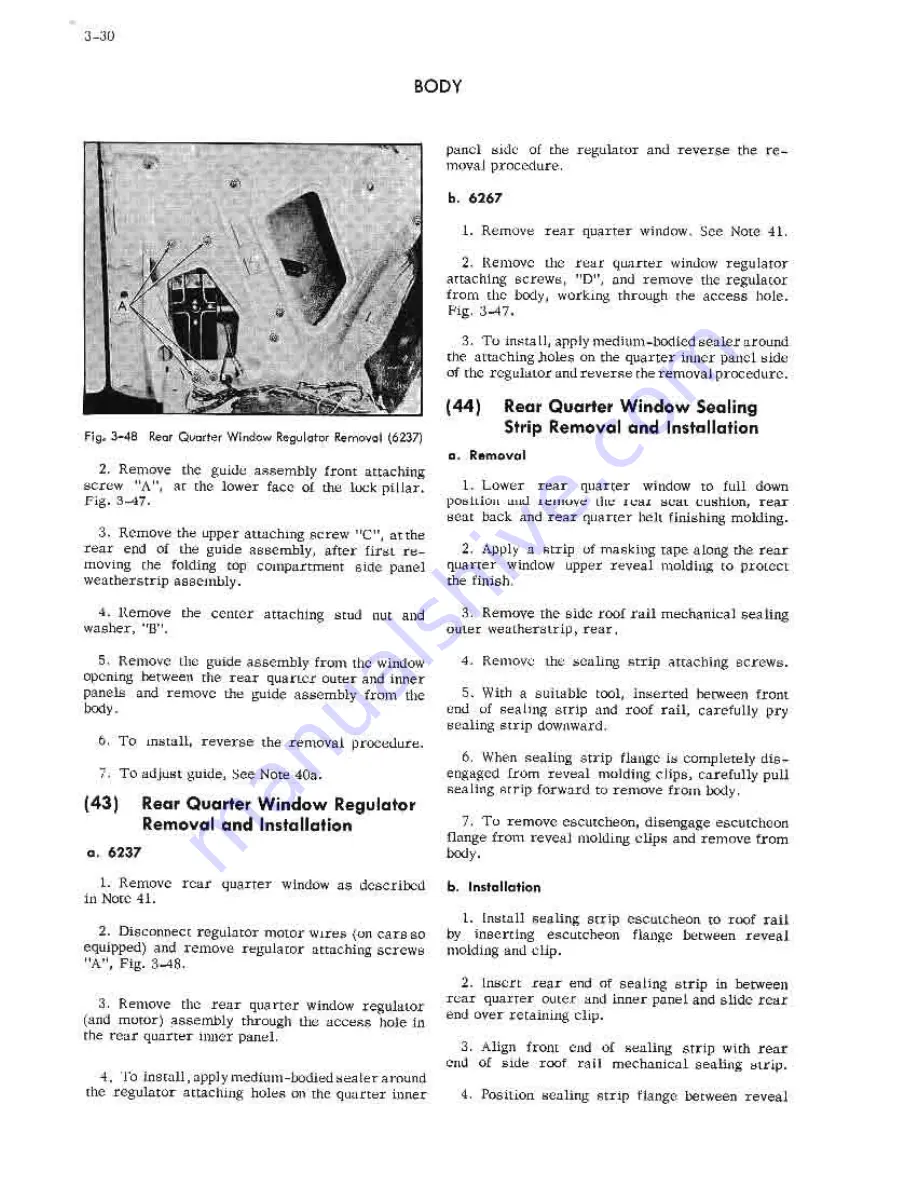 Cadillac 54-6219 1954 Shop Manual Download Page 48