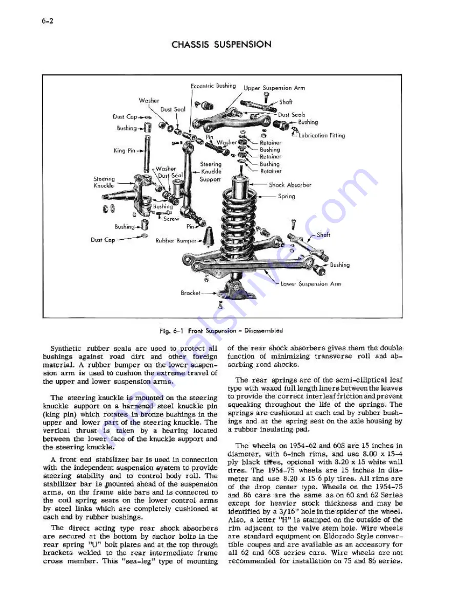 Cadillac 54-6219 1954 Скачать руководство пользователя страница 93