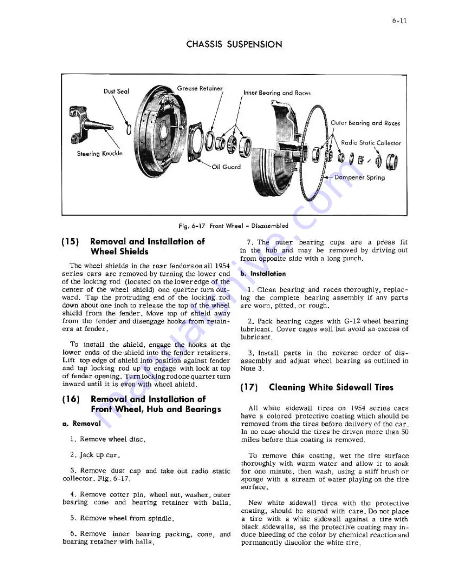 Cadillac 54-6219 1954 Shop Manual Download Page 102