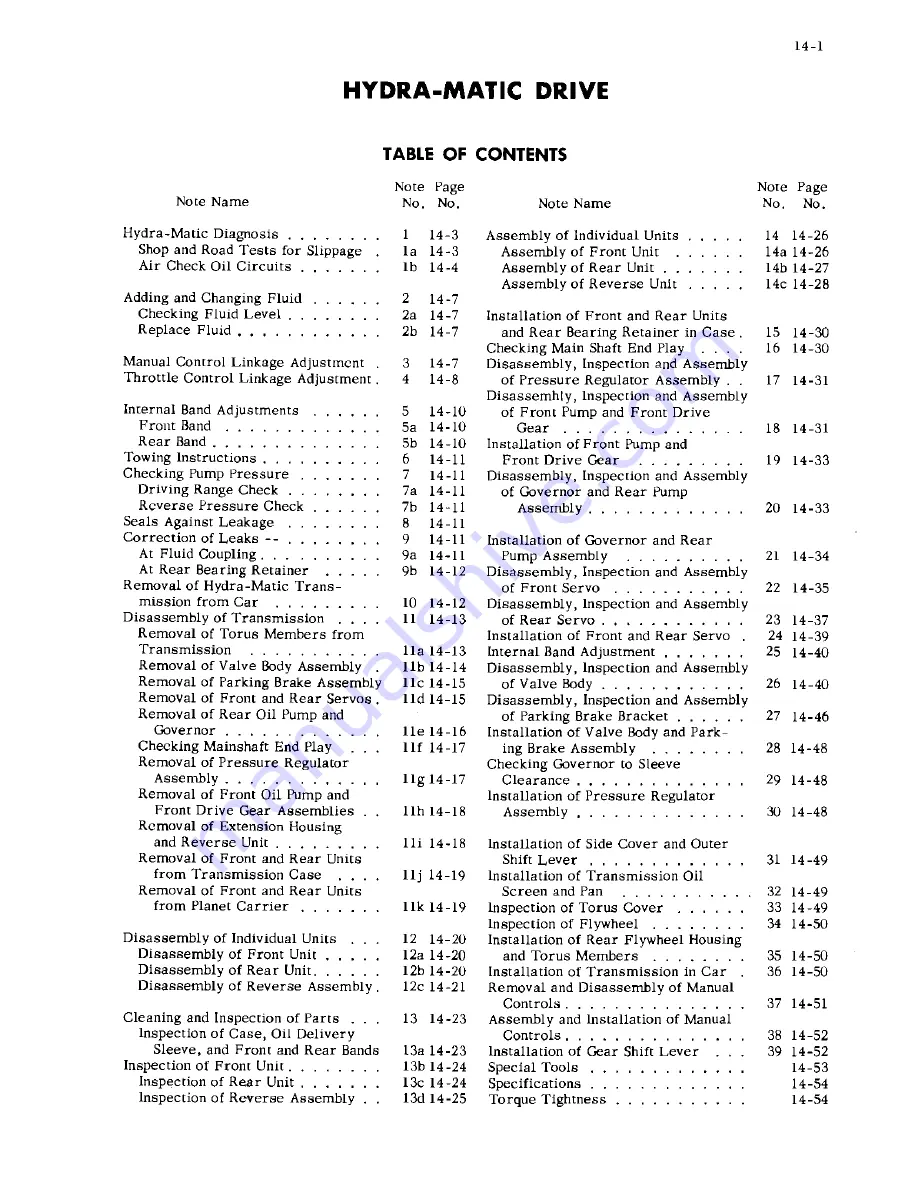 Cadillac 54-6219 1954 Shop Manual Download Page 286