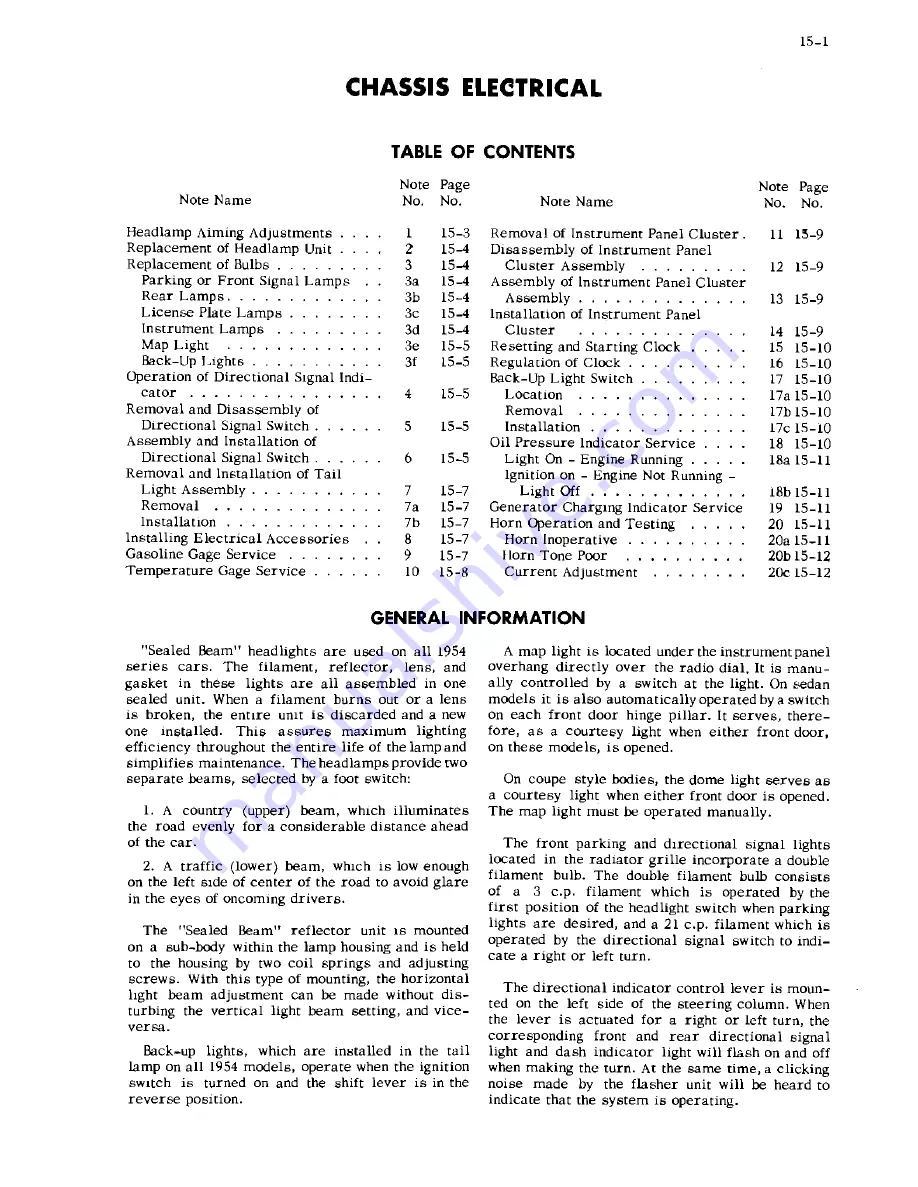 Cadillac 54-6219 1954 Скачать руководство пользователя страница 342