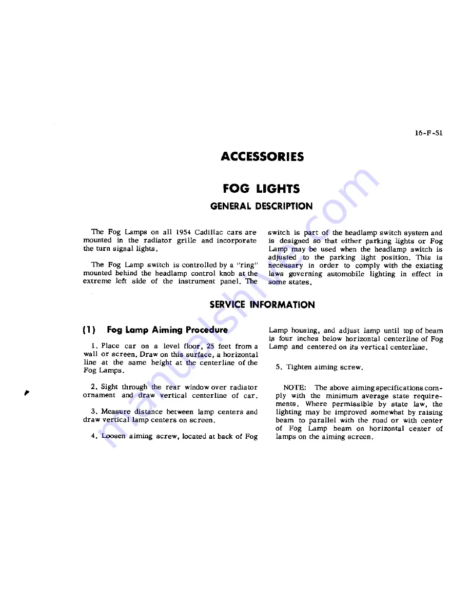 Cadillac 54-6219 1954 Shop Manual Download Page 406