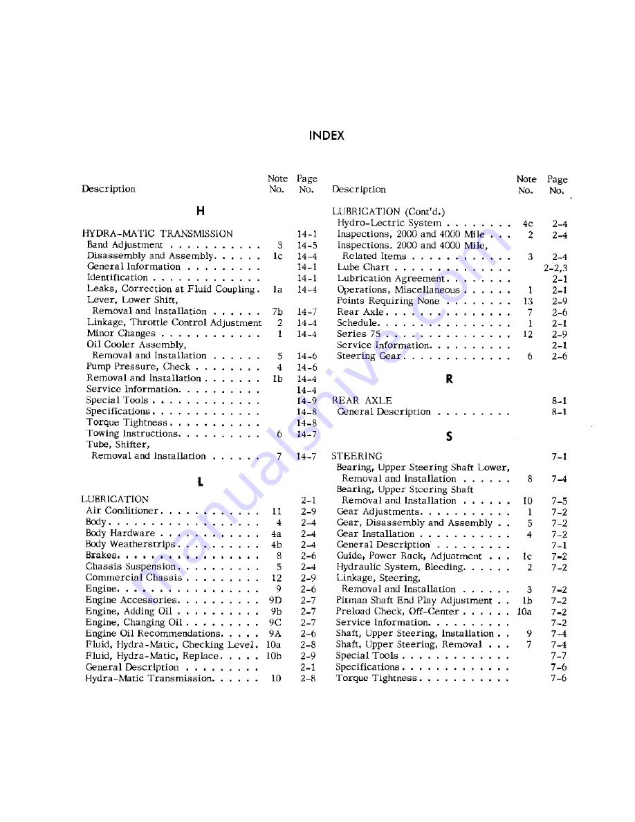 Cadillac 54-6219 1954 Shop Manual Download Page 409