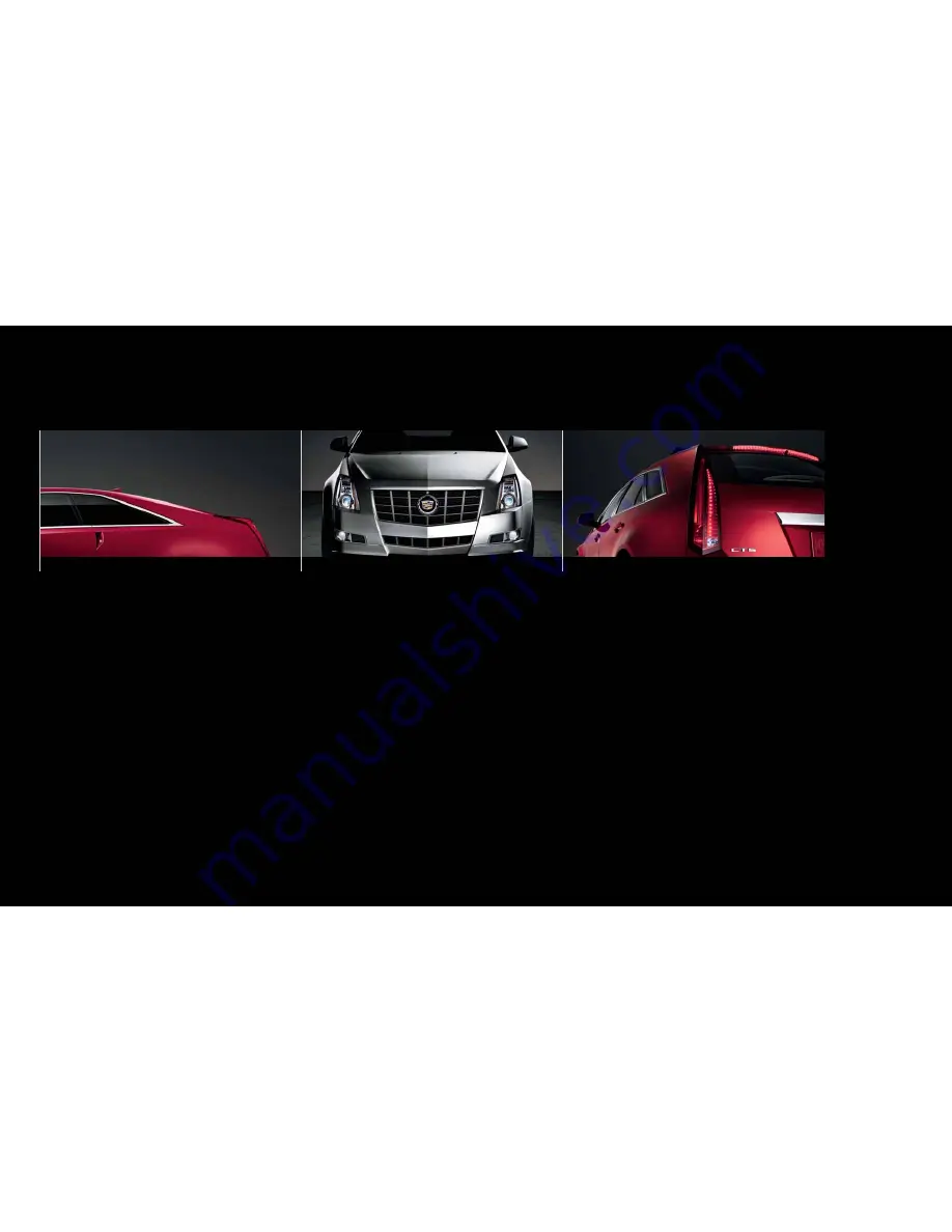 Cadillac CTS 2012 Quick Manual Download Page 4