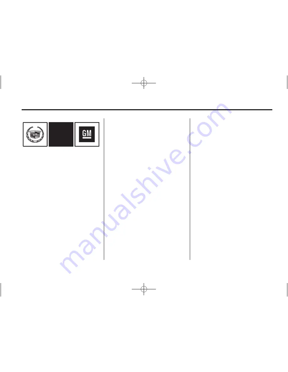 Cadillac Escalade ESV Owner'S Manual Download Page 3