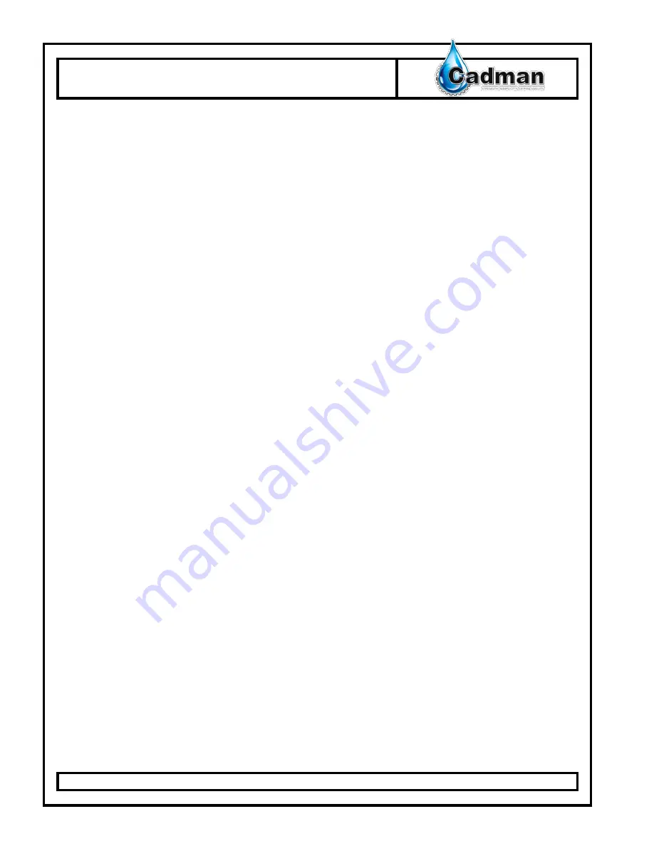 Cadman 3NMB Operator And  Maintenance Manual Download Page 5