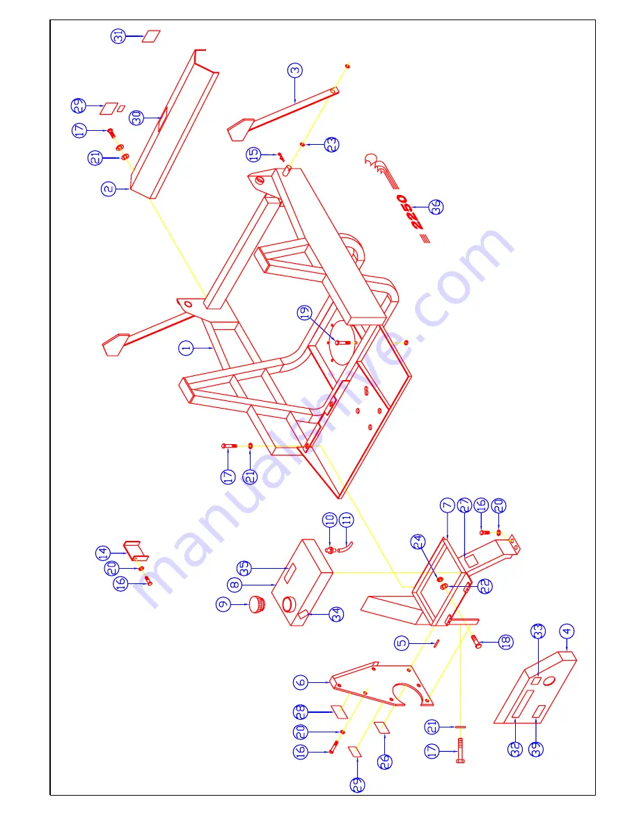 Cadman TRAVELLER 2250 Operator And Parts Manual Download Page 26