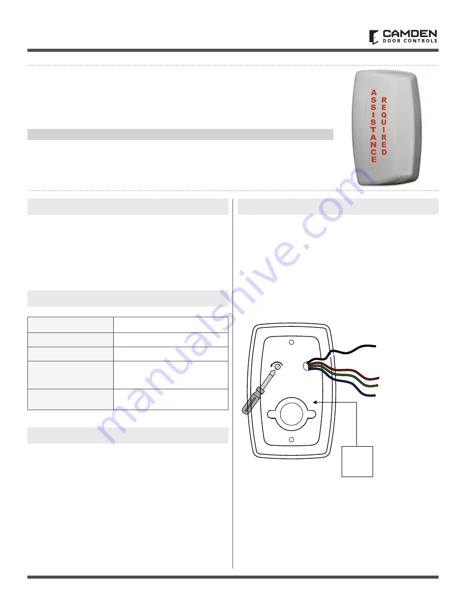 CADMEN CM-AF142SO Installation Instructions Download Page 1