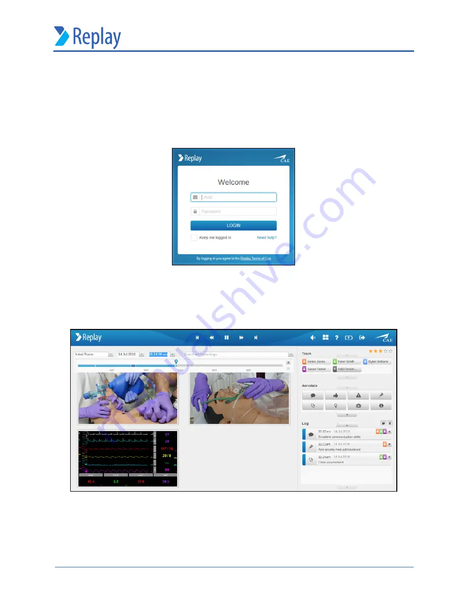 CAE Healthcare Replay Getting Started Manual Download Page 17
