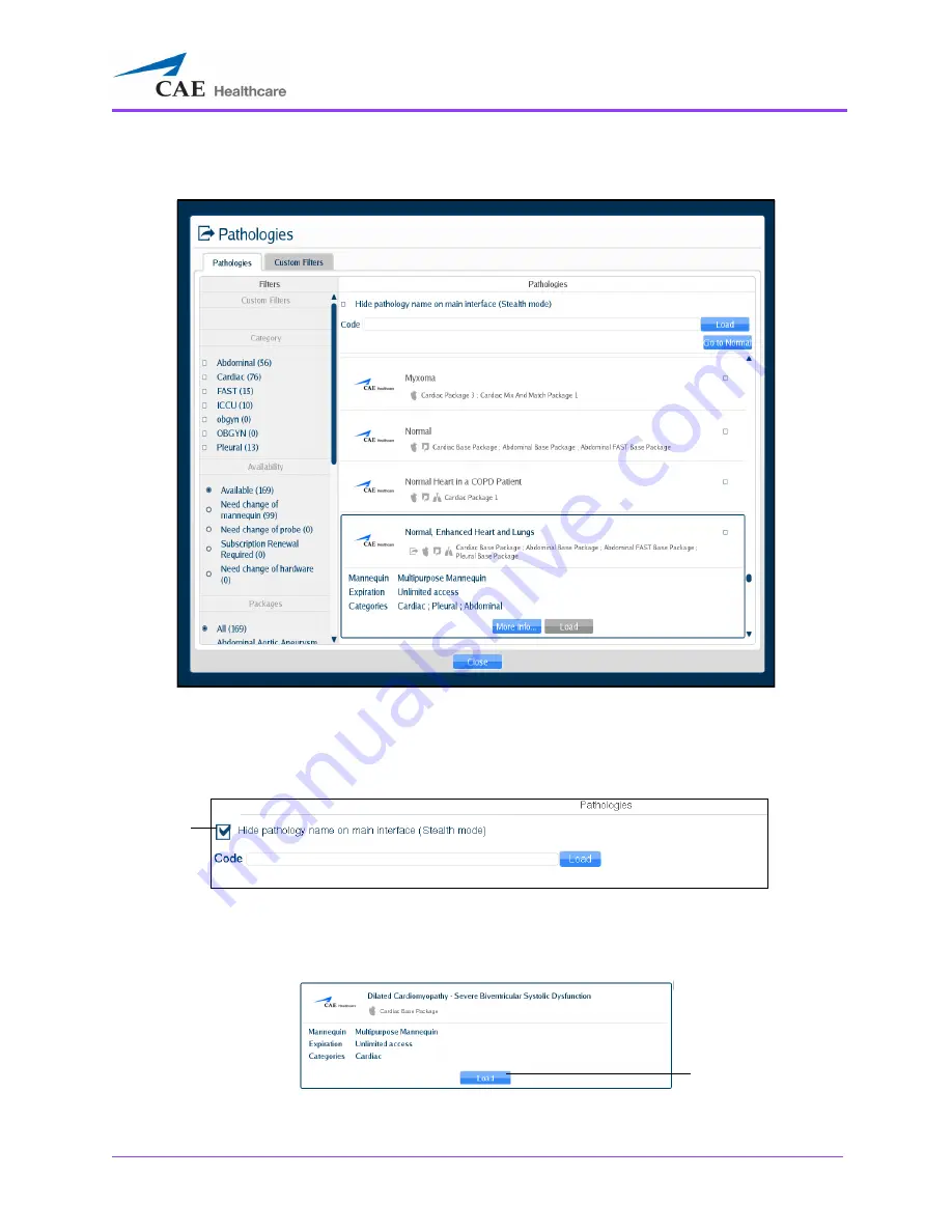 CAE Healthcare Vimedix Cardiac User Manual Download Page 85