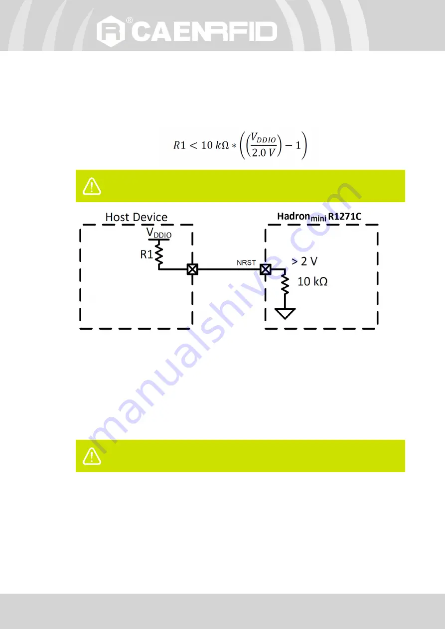 Caen RFID Hardon mini R1271C Technical Information Manual Download Page 14