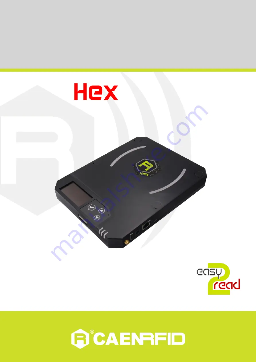 Caen RFID Hex R1290I Скачать руководство пользователя страница 1