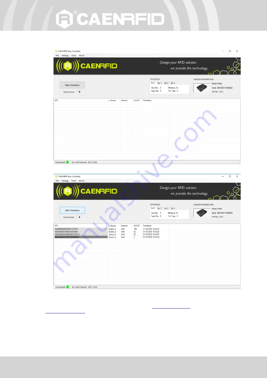 Caen RFID Hex R1290I Скачать руководство пользователя страница 15