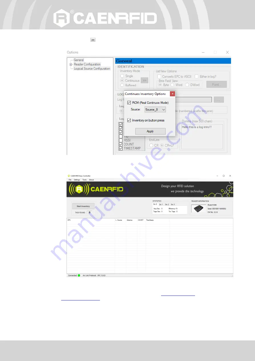 Caen RFID Hex R1290I Скачать руководство пользователя страница 44