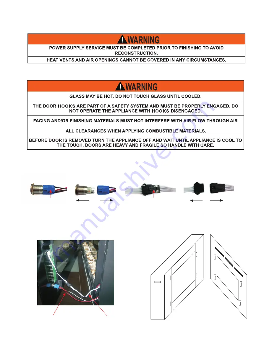 Caesar Fireplace CHFP-74A Installation And Operating Instructions Manual Download Page 11