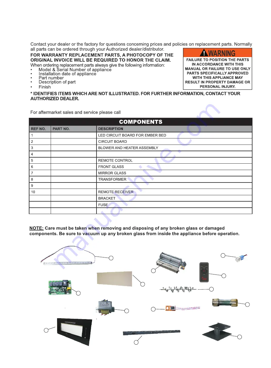 Caesar Fireplace CHFP-74A Installation And Operating Instructions Manual Download Page 17