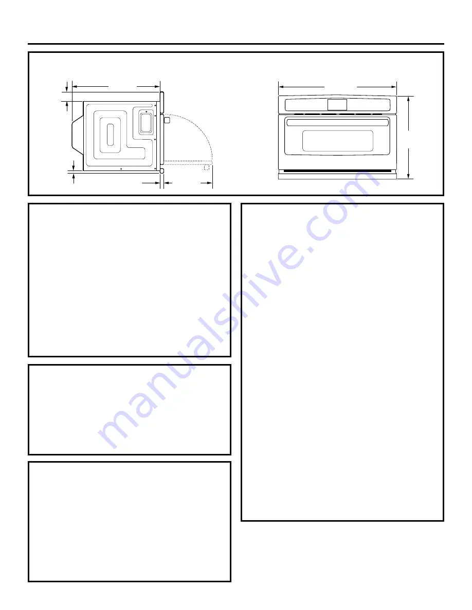 Cafe Advantium CSB923 Installation Instructions Manual Download Page 3