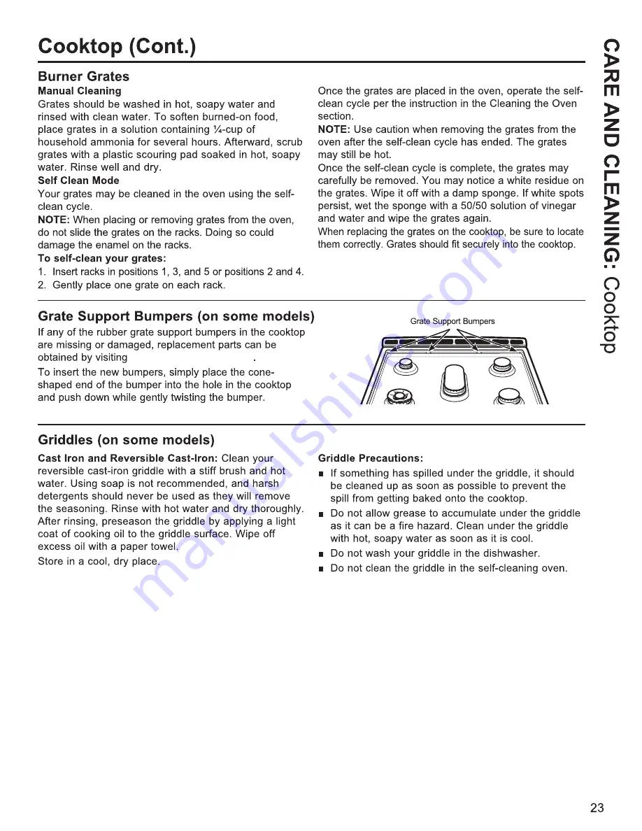 Cafe CC2S900P Owner'S Manual Download Page 23