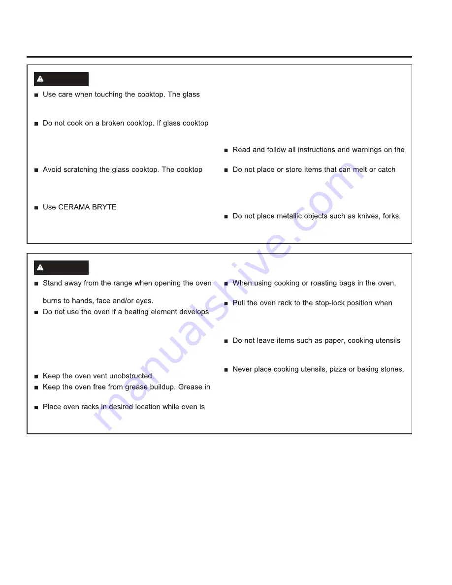 Cafe CCHS900P Owner'S Manual Download Page 5