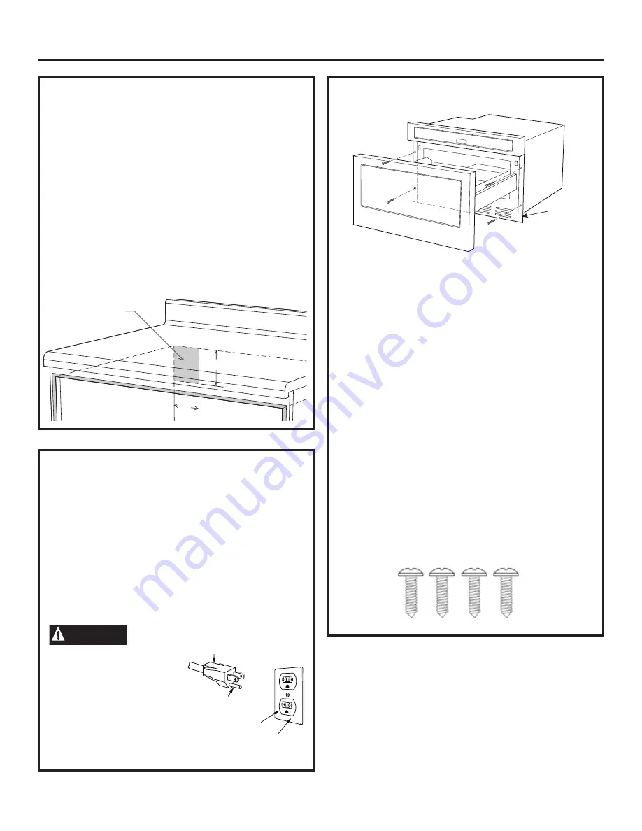 Cafe CWL112P4RW5 Installation Instructions Manual Download Page 12