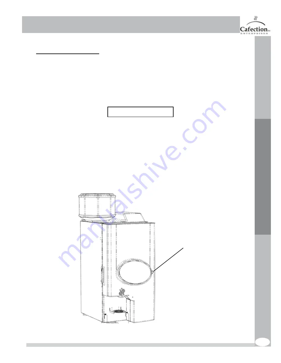 Cafection Avalon Galleria Installation And Service Manual Download Page 31