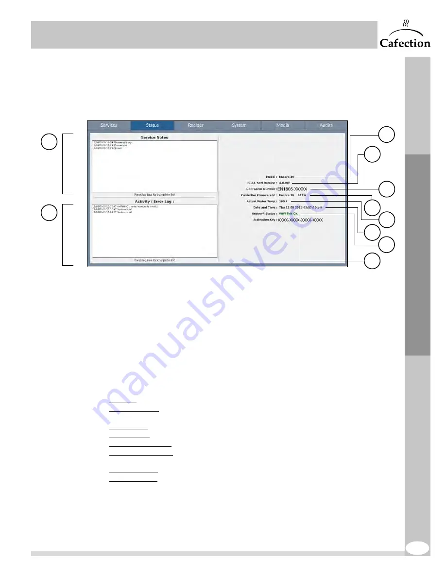 Cafection Encore 29 Service & Installation Manual Download Page 33