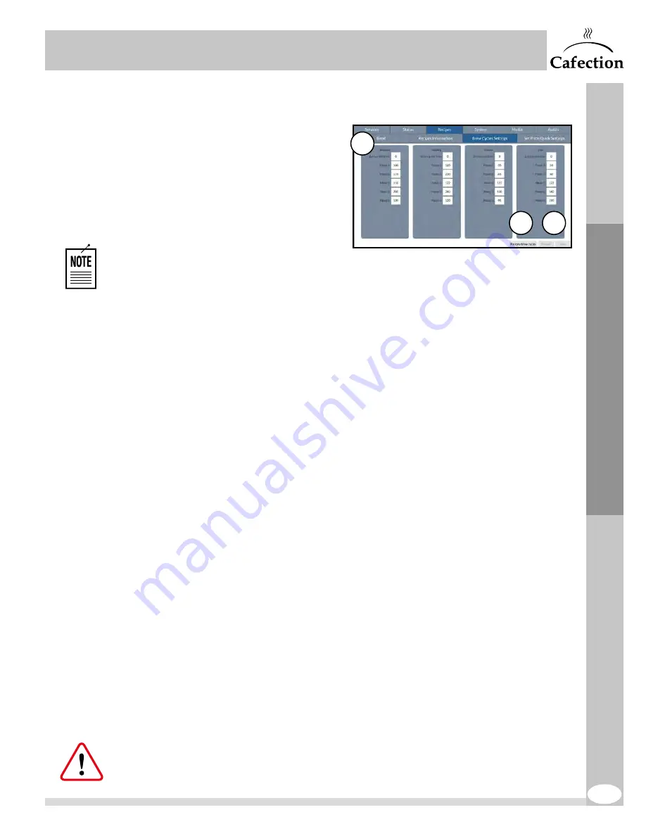 Cafection Encore 29 Service & Installation Manual Download Page 37