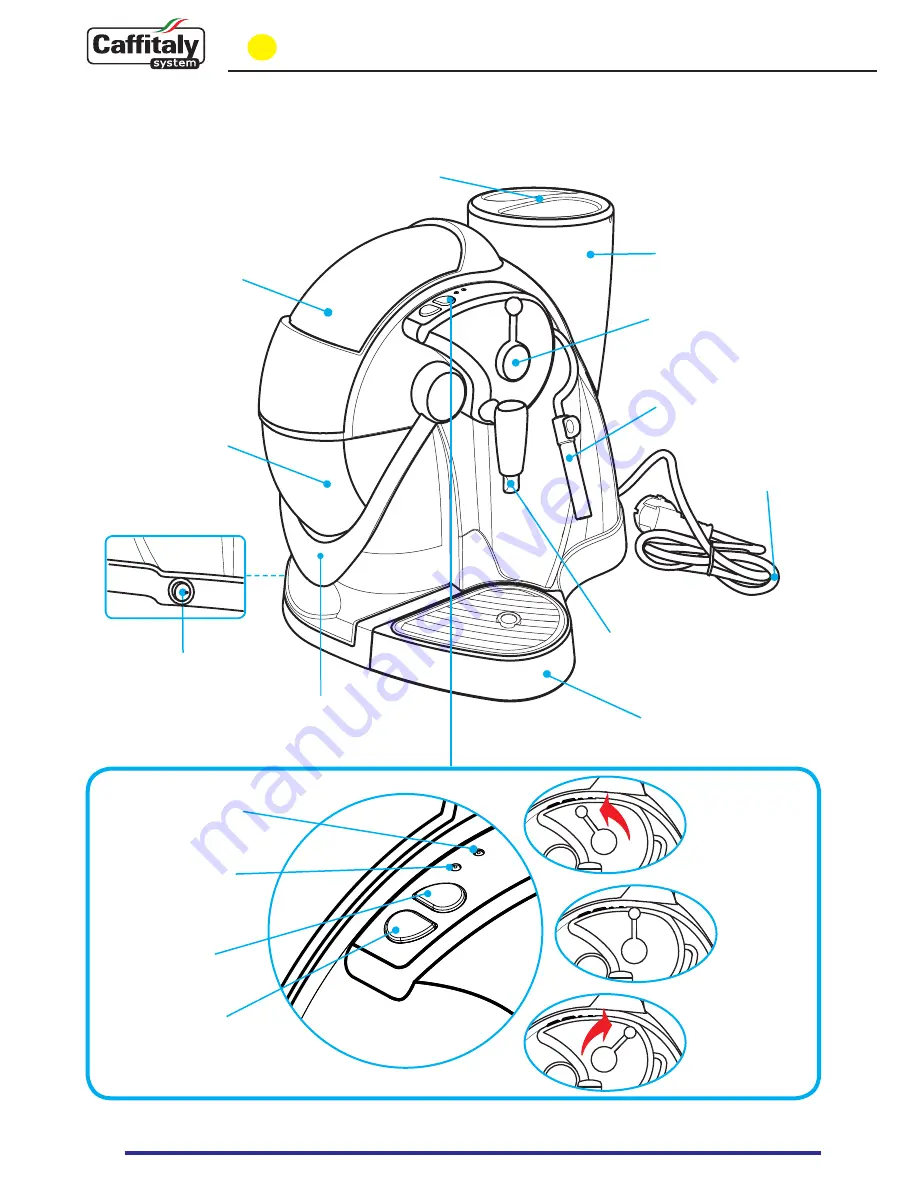 Caffitaly System P01HS Скачать руководство пользователя страница 6