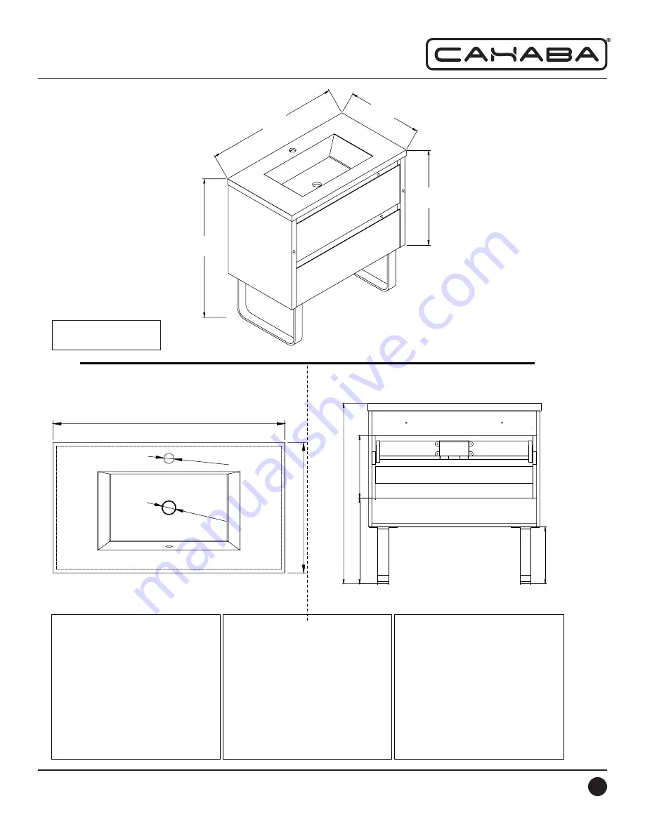 CAHABA 00828796020640 Скачать руководство пользователя страница 1