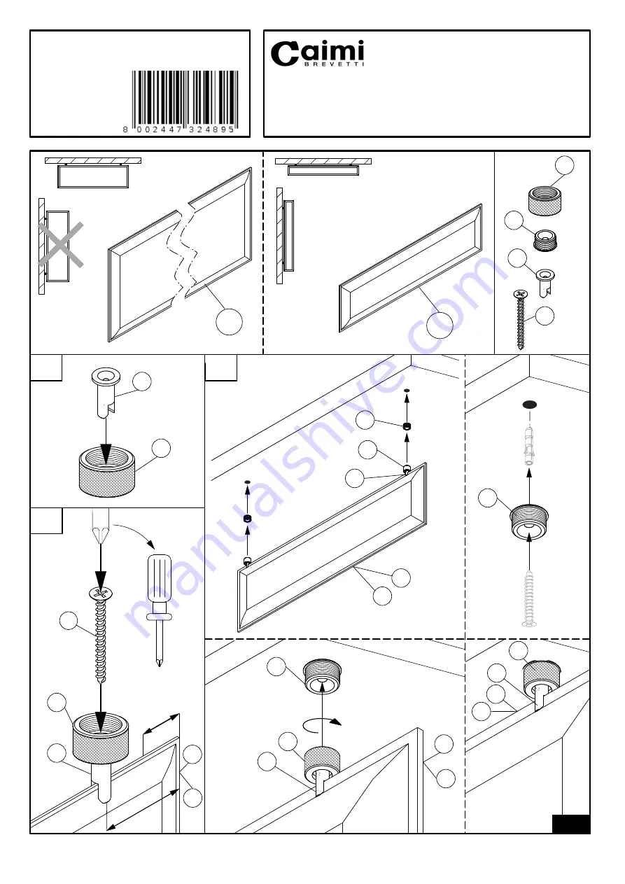 Caimi Brevetti BAFFLE DIRECT Quick Start Manual Download Page 1