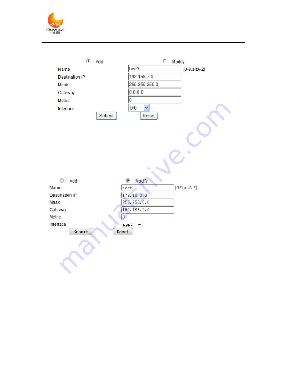 Caimore CM3155R Скачать руководство пользователя страница 49