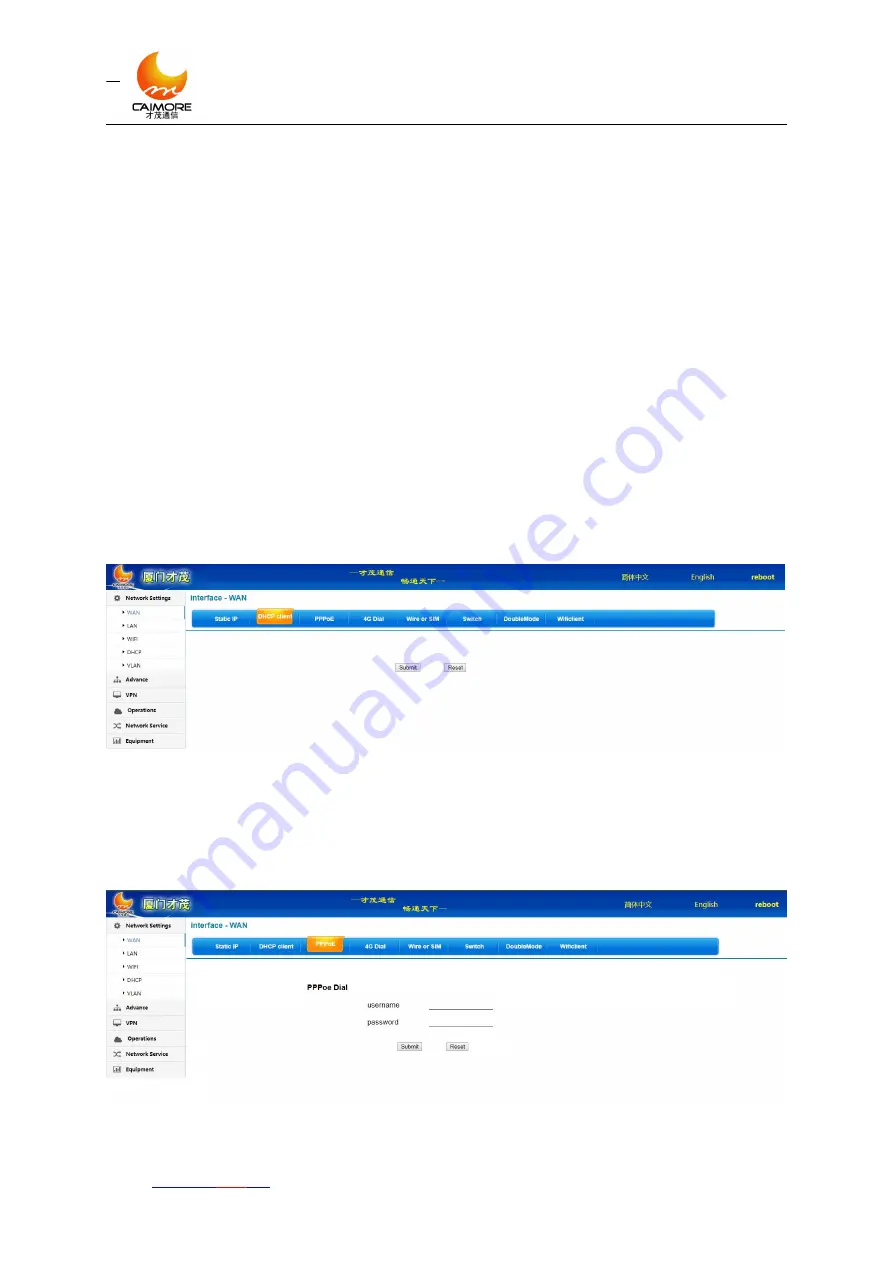 Caimore CM520-61F User Manual Download Page 19