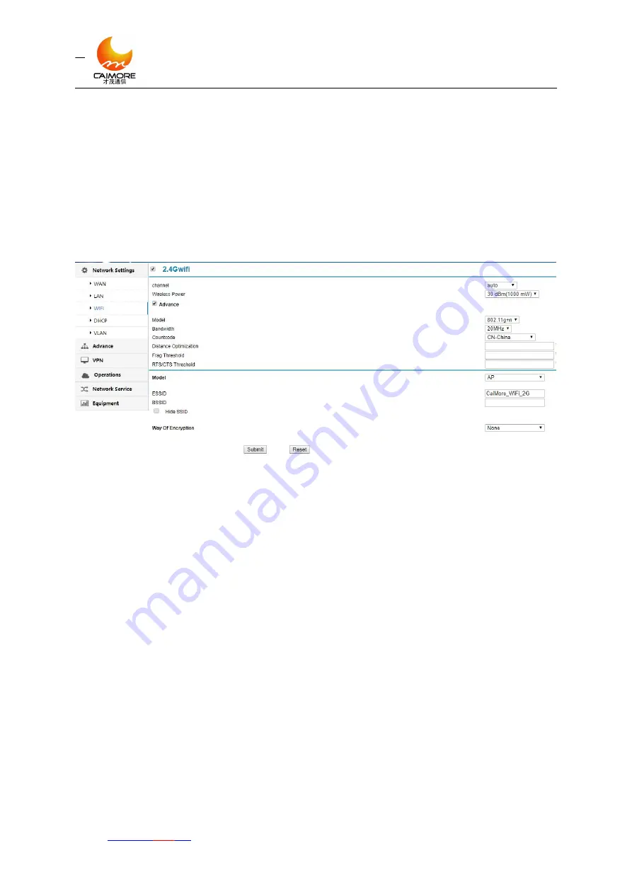 Caimore CM520-61F User Manual Download Page 23