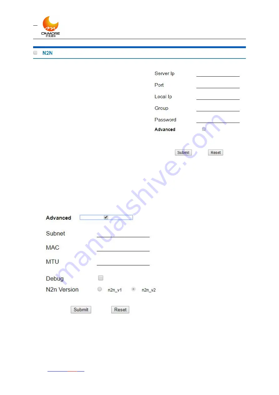 Caimore CM520-61F User Manual Download Page 36